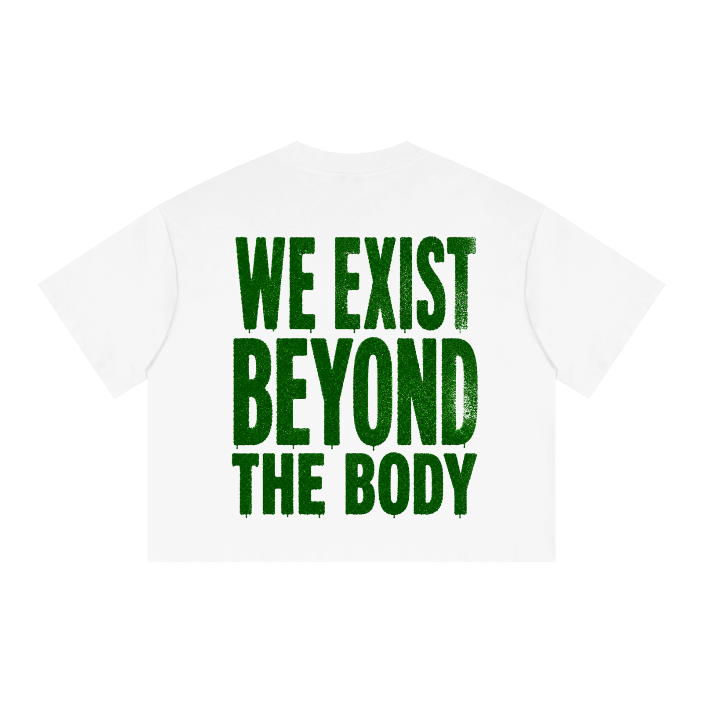 UNSEYN,BeyondTheBody,GreenTee,GreenGraphicTee,BoxyCropTee,CropTee