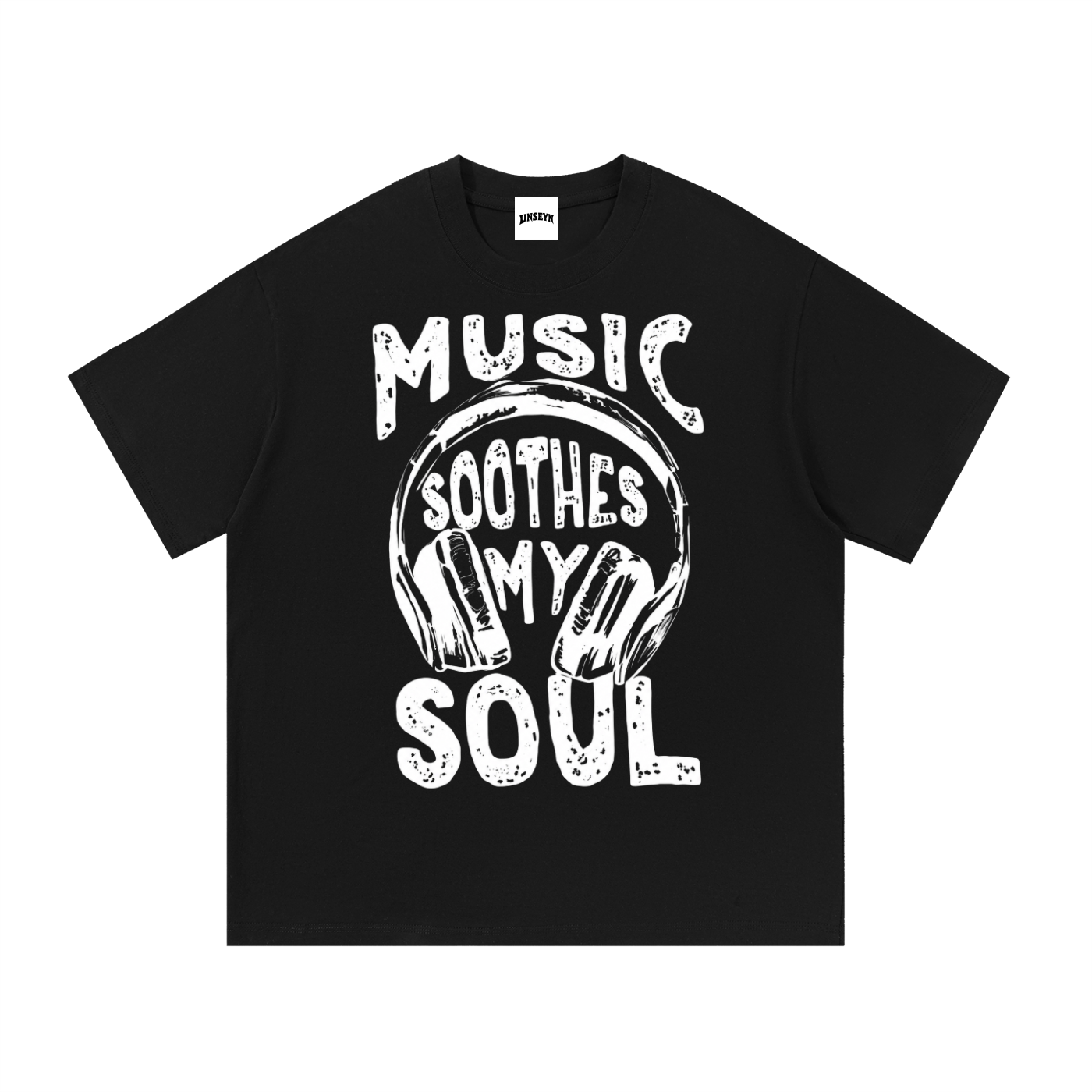 MusicSoothesMySoul,MusicTee,GraphicTee,HeadphoneTee,MusicLover