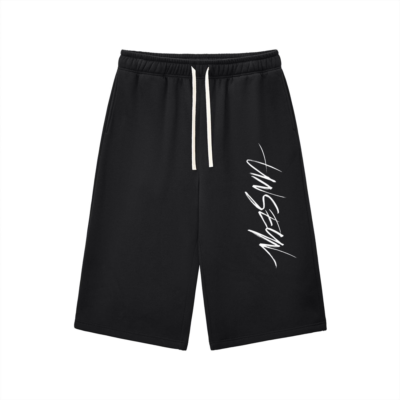 UNSEYN,SignatureSweatpants,ThreeQuarterSweatpants,BaggyShorts,UnisexStreetwear