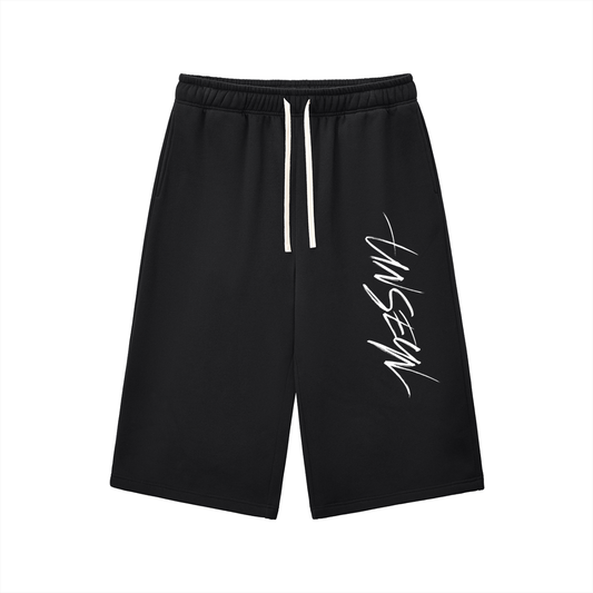 UNSEYN,SignatureSweatpants,ThreeQuarterSweatpants,BaggyShorts,UnisexStreetwear