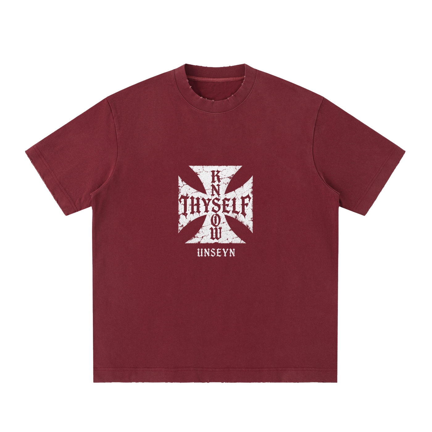 knowthyself,heavyweighttshirt,vintagetshirt,vintagewashed,distressedtee,graphictee,spiritualclothing