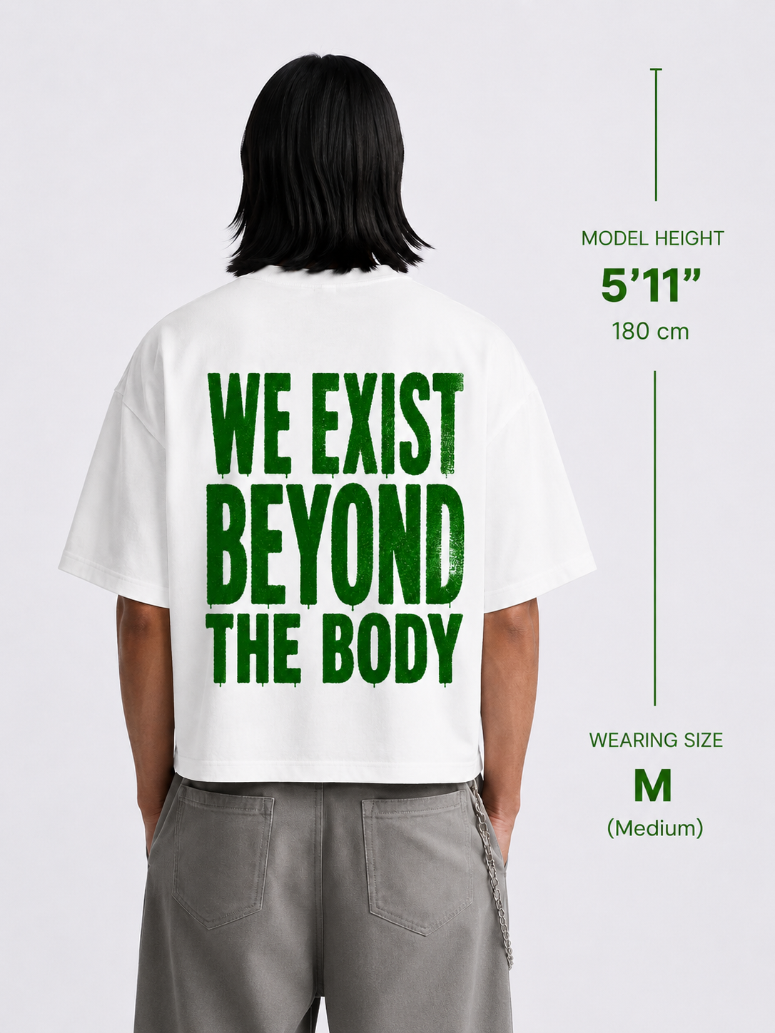 UNSEYN,BeyondTheBody,GreenTee,GreenGraphicTee,BoxyCropTee,CropTee