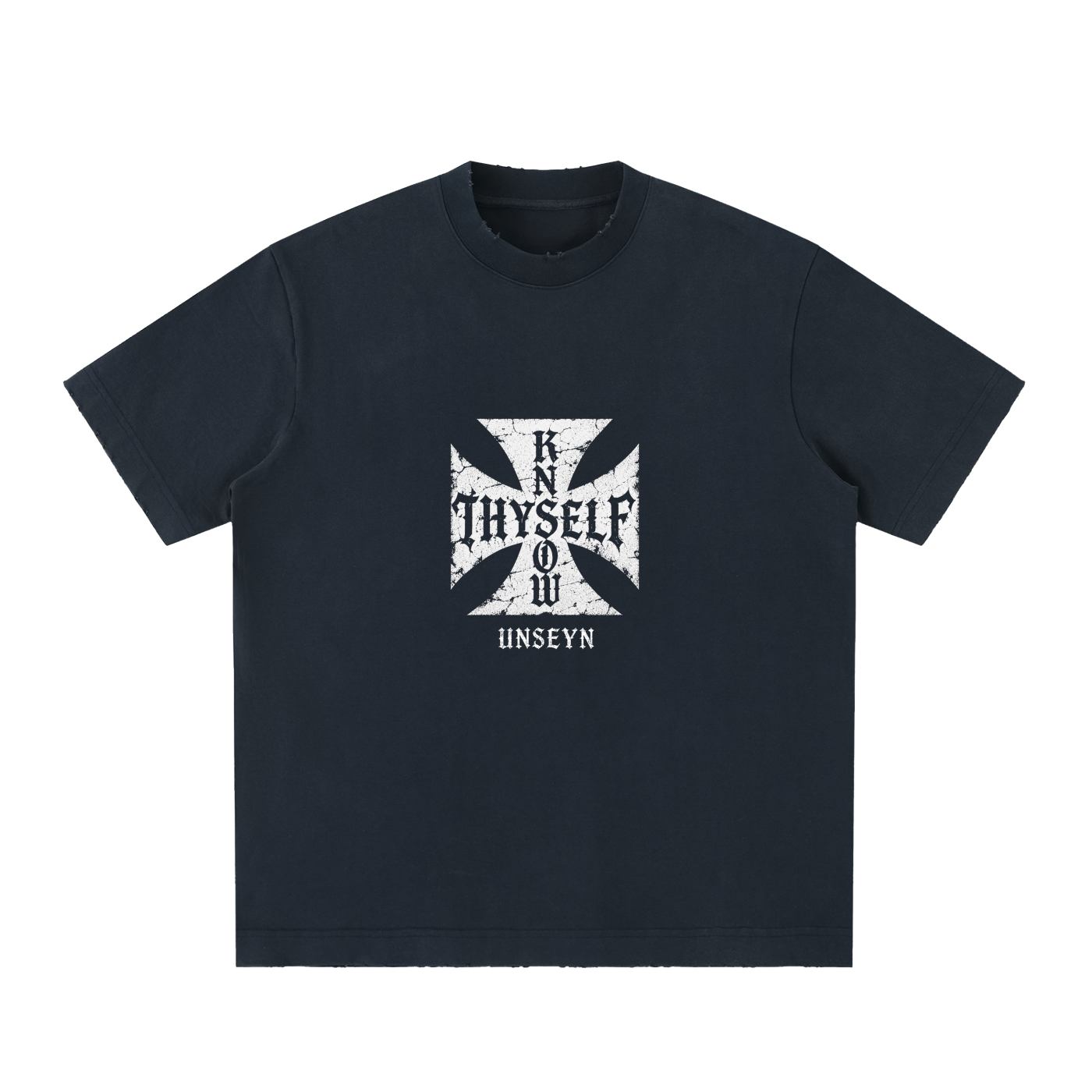 knowthyself,heavyweighttshirt,vintagetshirt,vintagewashed,distressedtee,graphictee,spiritualclothing