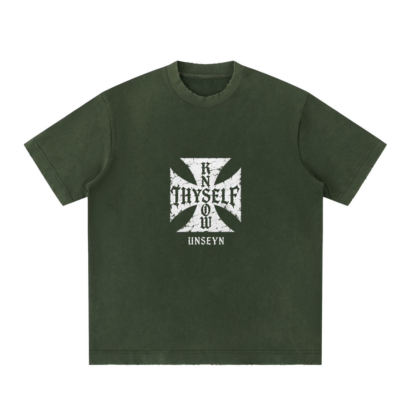 knowthyself,heavyweighttshirt,vintagetshirt,vintagewashed,distressedtee,graphictee,spiritualclothing